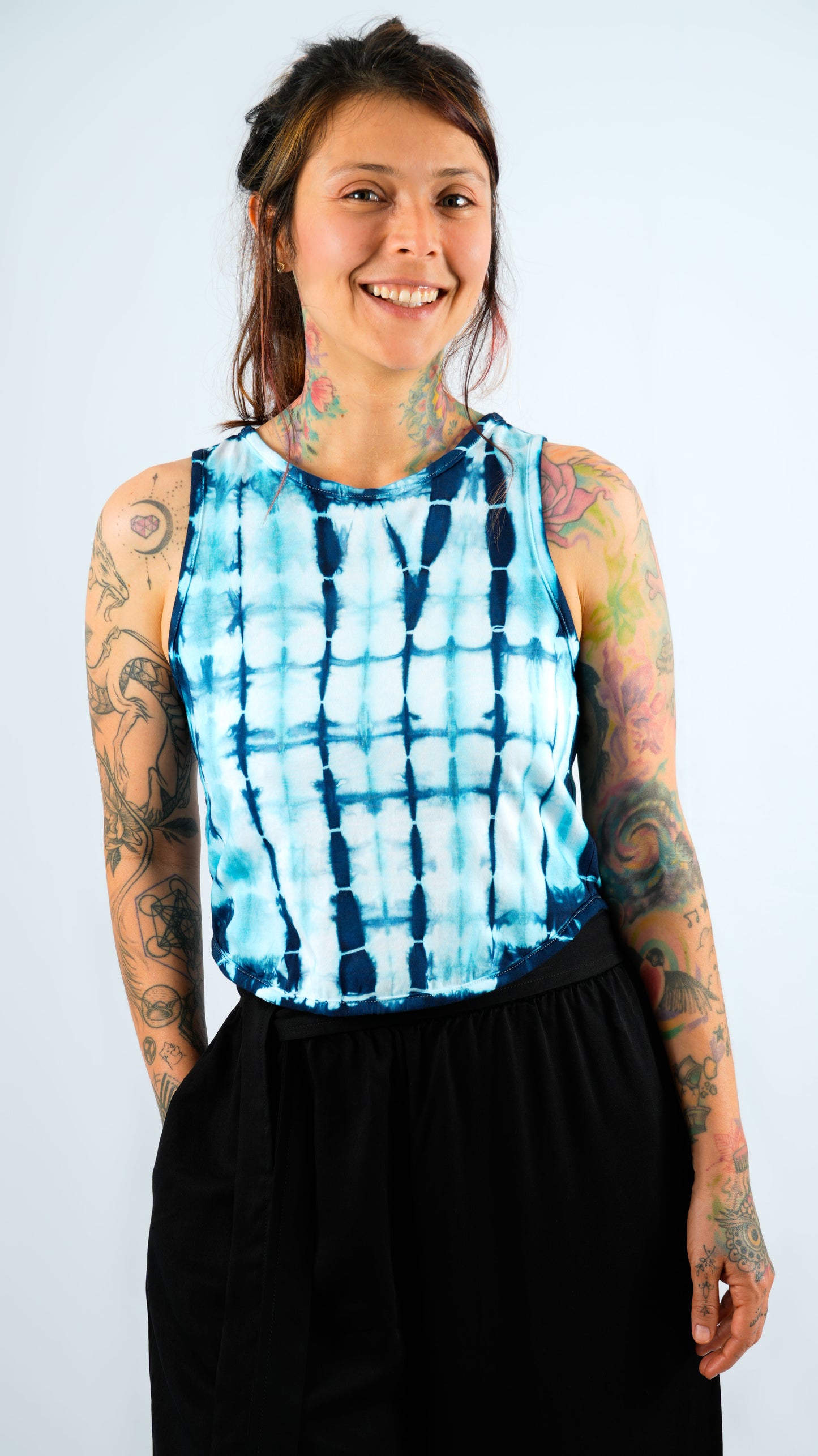 Blusa Azul Ref. Shibori
