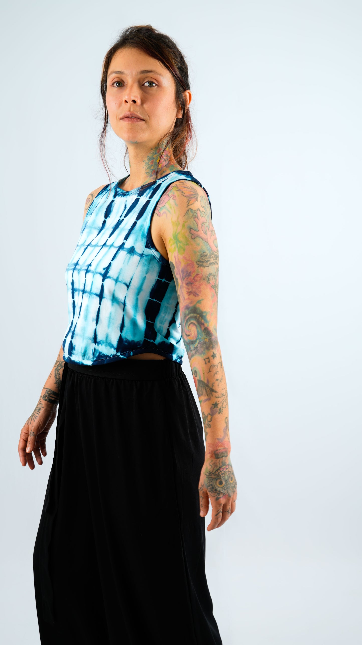 Blusa Azul Ref. Shibori