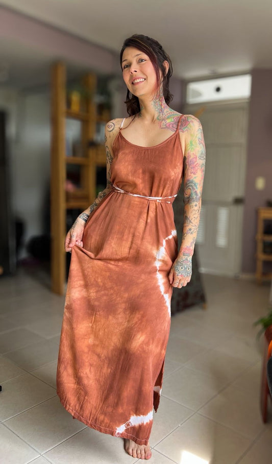 Vestido Largo Boho Ref Tierra